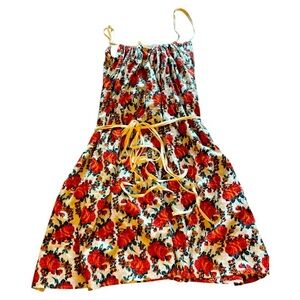 Sleeveless Floral Sun Dress